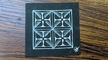 Calm Your Mind With Zentangle Pattern | Drawing Tutorial For Beginners