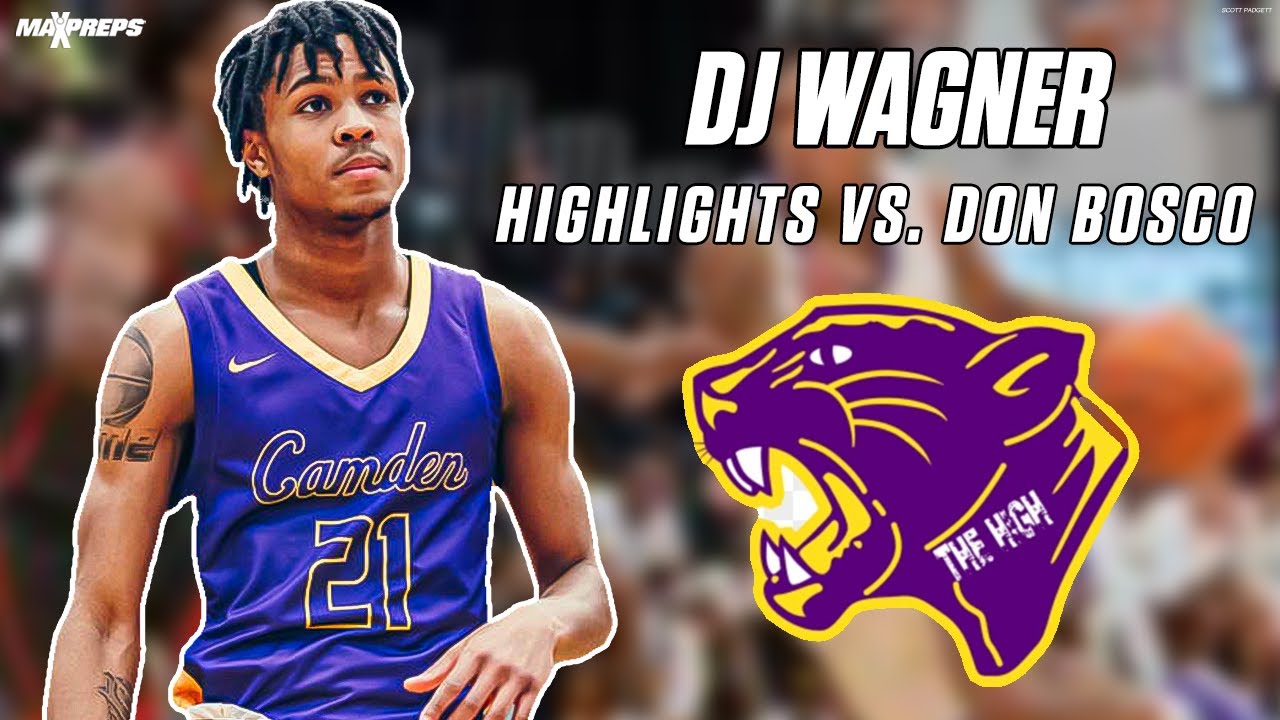 2023 Kentucky commit DJ Wagner shows why he is the TOP prospect vs No. 13 Don Bosco 🔥🔥| HIGHLIGHTS 🎥