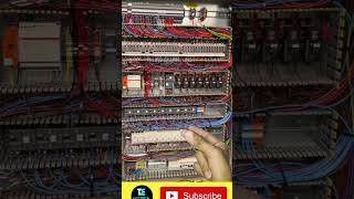 Control panel wire connection | #panel #electrical #wiring #plc