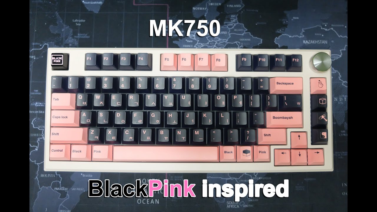 MK750 BlackPink Inspired Keyboard YouTube