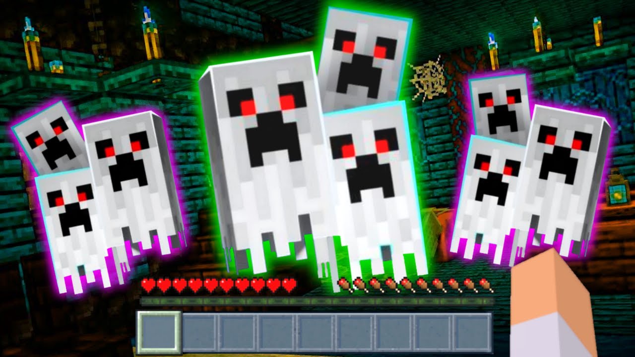 恐怖のゴーストクリーパーが登場 ボスを全て倒せるか マイクラでマケプレ実況part35 マインクラフト ライブゲーム実況まとめ