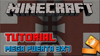 Tutorial Redstone - Mega puerta 3x7 ( Minecraft / Xbox / PlayStation / Pc )