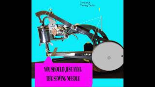 Leather Sewing Machine setting up the timing
