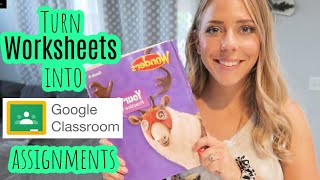 How to Make Any Worksheet Digital on Google Classroom