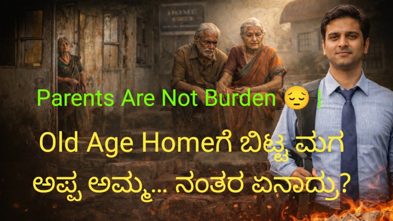 Old age home ಗೇ ಬಿಟ್ಟ ಮಗ ಅಪ್ಪಾ ಅಮ್ಮ ನಂತರ ಏನಾದ್ರು? Parents Are Not Burden 😔 | Emotional Story