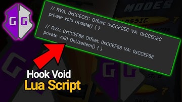 How to hook void Offset Using lua GG - Lua Tool