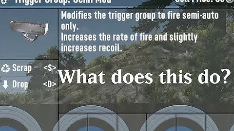 7DTD Speed Test  Trigger Group; Semi Mod