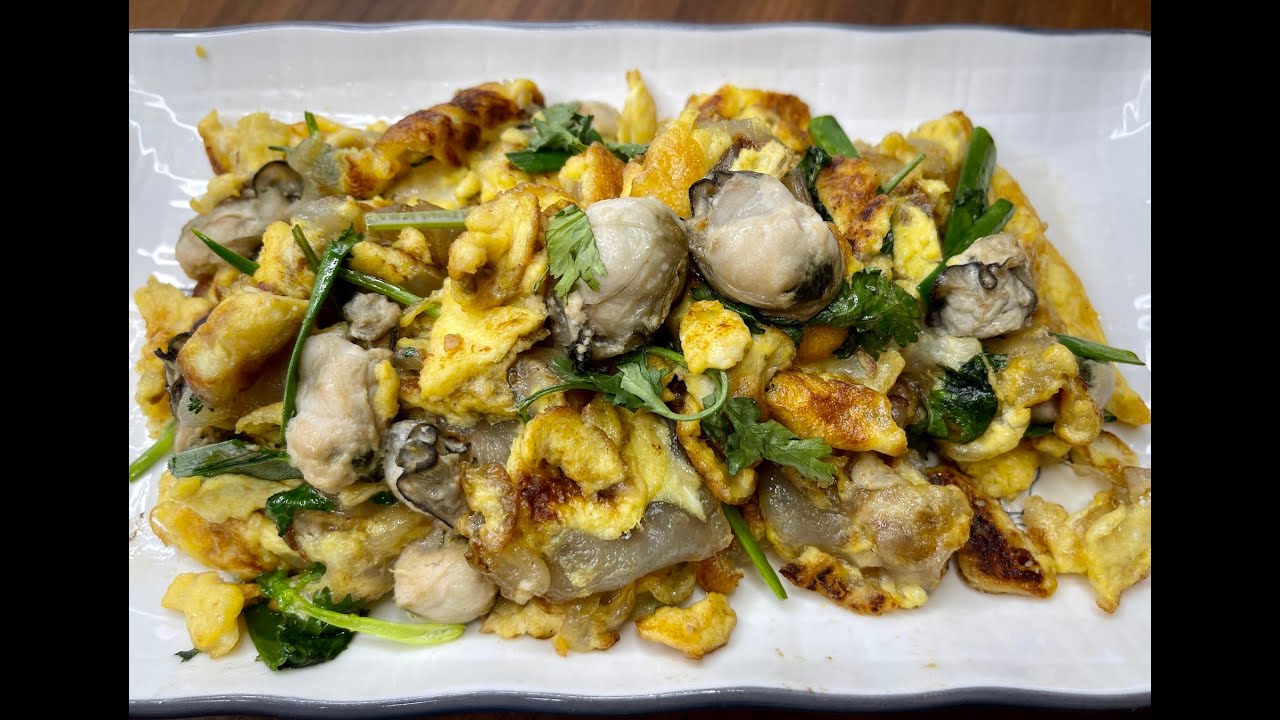 蚝煎 Oyster Omelette / 虾煎 Prawn Omelette