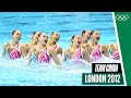  team chinas artistic swimming free routine at london 2012