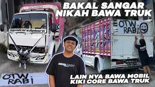 TAMPIL BEDA‼️ Kiki Core Modif Truk Buat Persiapan Nikah (Wedding Car Decoration)