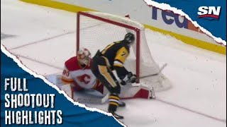 Calgary Flames at Pittsburgh Penguins | FULL Shootout Highlights