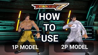 How to use 1P MODEL on  TEKKEN 6 or 7 - PPSSPP Tagalog Tutorial