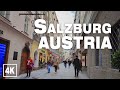 Salzburg Historic City Center May 2021 ASMR - Austria • Virtual Walking Tour in 4K