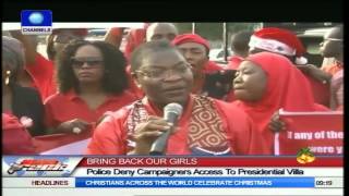 #BringBackOurGirls: Police Deny Campaigners Access To Presidential Villa News