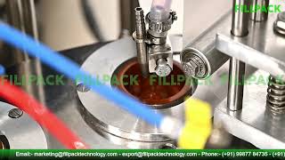 Automatic Single Head Cup Filling & Sealing Machine with Exit Conveyor screenshot 4