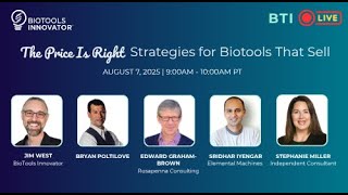 BTI LIVE #5: The Price Is Right: Strategies for Biotools That Sell