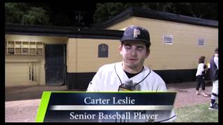 PHS Baseball Sr. Night BHSN Varsity Reporter Joe Ryan