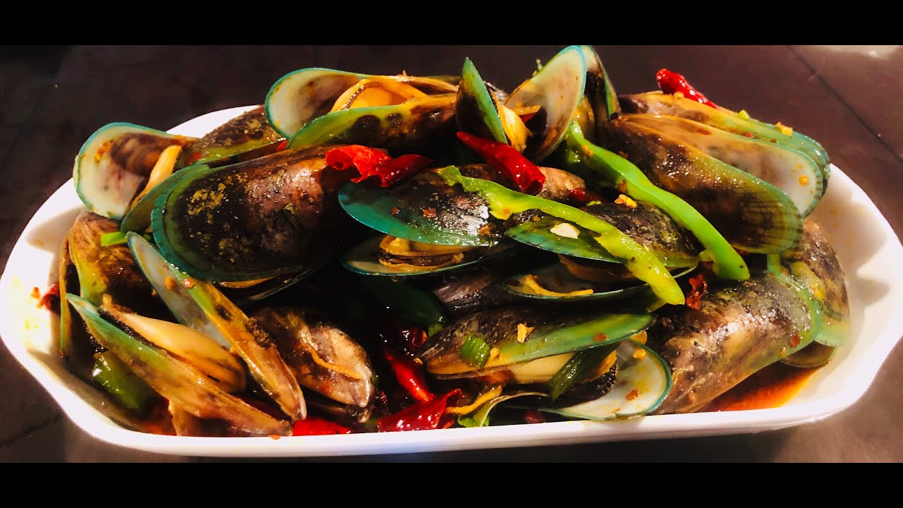 麻辣爆青口 Spicy Mussels Youtube