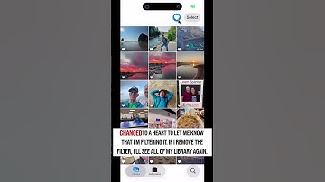 Apple Photos Filter and View Options #iphone #tutorial