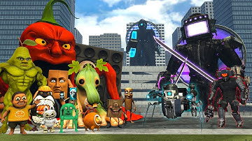 ALL NEW ITALIAN AI BRAINROT MEMES VS ALL NEW SKIBIDI TOILET AGENTS! Who Is Stronger In Garry