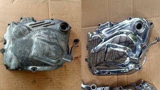 Honda CD125 Engine housing  buffing