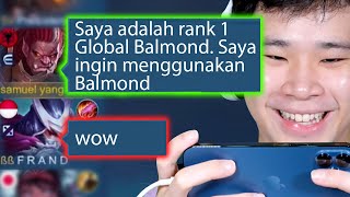 Prank Jadi Top 1 Global Balmond - Mobile Legends