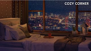 Heavy Rain on Window Sounds at Cozy Bedroom | 8 Hours of Rain Sounds for Sleeping [No Thunder] by Cozy Corner 739,443 views 3 years ago 8 hours, 8 minutes