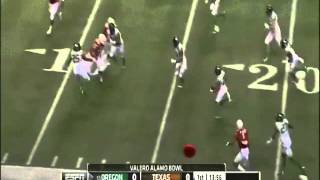 Avery Patterson (Oregon) 37 Yard Pick-Six vs Texas | Valero Alamo Bowl |