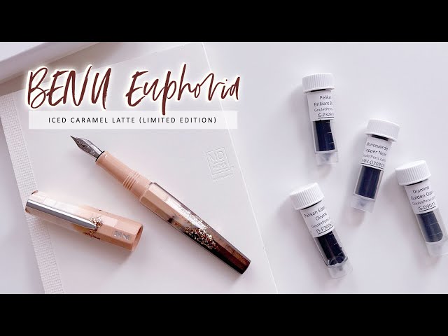 BENU Euphoria Fountain Pen - Iced Caramel Latte (Special Edition) - The  Goulet Pen Company