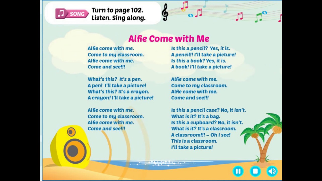 Alifie Come With Me - Song English For Children-Học Tiếng Anh 345