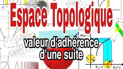 Topologie  : Espace #topologique -- valeur d
