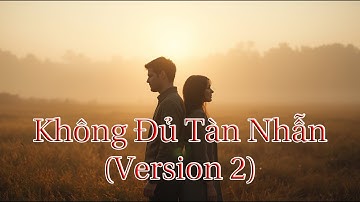 Không Đủ Tàn Nhẫn (Version 2) - Tuấn TJ Musik | Lyric Video Cảm Xúc