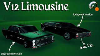 I built a V12 limousine, and drove it up a mountain  (Automation/BeamNG Drive)￼
