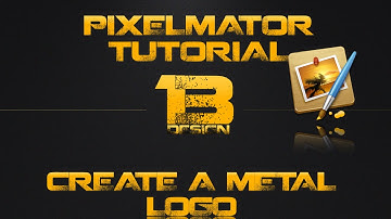 Pixelmator Tutorial | Metal logo