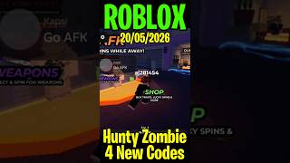 ✅New Codes in Hunty Zombie Roblox - All New Hunty Zombie Codes