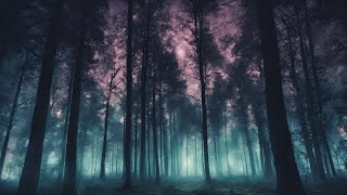 1 Hour ASMR Music | The Dark Mystical Forest | Rain Sounds