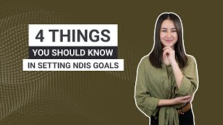 4 things you should know in setting NDIS goals.