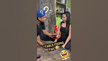“Fixing the Table Goes Wrong?! His Request for ‘Dos’ Will Leave You Dying of Laughter!”😝😝