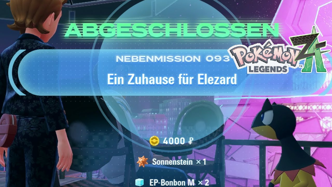 Die Nebenmission 93 Ein Zuhause für Elezard! | Pokemon Legenden Z-A
