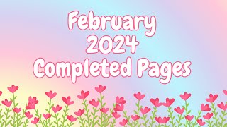 February 2024 Completed Pages