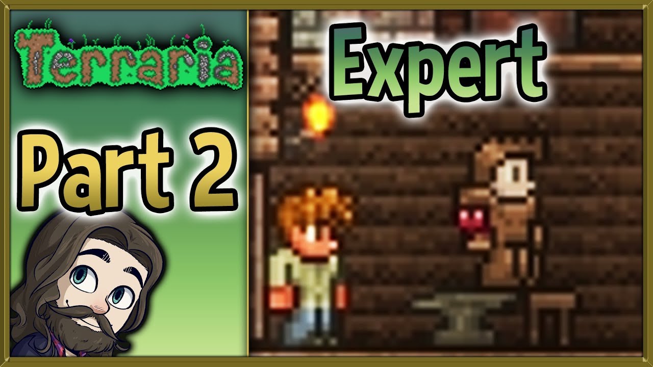 Terraria Expert Mode 1.3.5 Gameplay - Part 2 - Let's Play Walkthrough ...