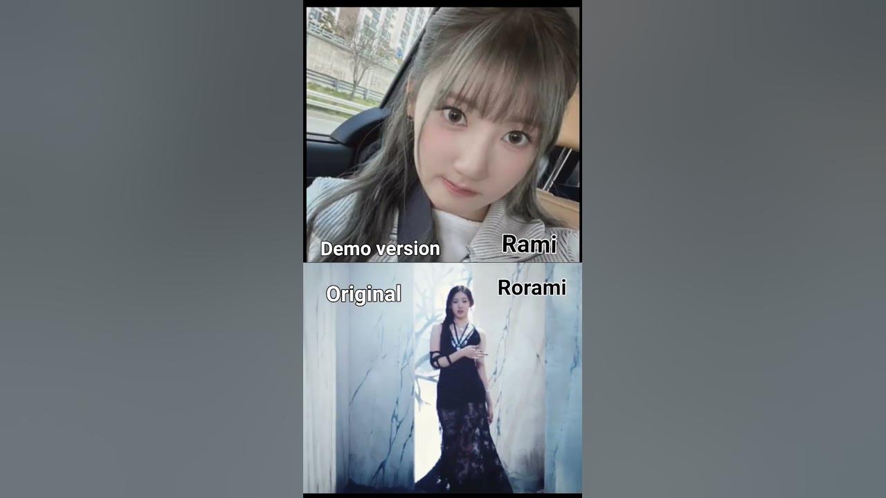 Demo version vs The original in Sheesh #babymonster #fypシ #sheesh #rami #rora#Kpopblissy