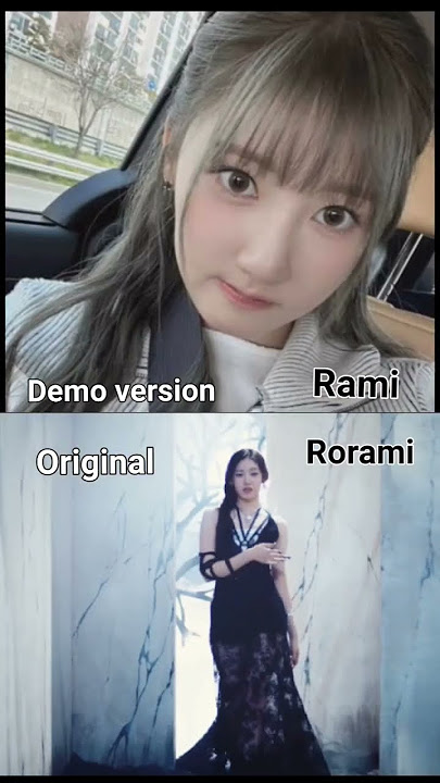 Demo version vs The original in Sheesh #babymonster #fypシ #sheesh #rami #rora#Kpopblissy