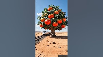 Camel saved the tomato tree from drying up by 21.7Kwatering it A #ai #save #tree #camel#animalrescue