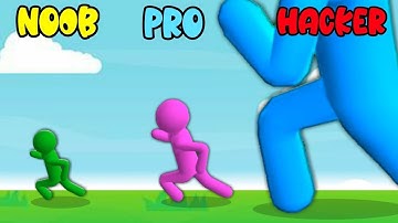 NOOB vs PRO vs HACKER in Giant Rush - All Levels Gameplay, New Game (Android, iOS)
