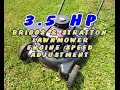 HOW-TO - Briggs 3.5HP Lawnmower Engine Speed Adjustment