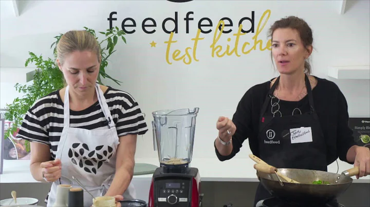 Rachel Simons and the feedfeed in the Food Loves T...