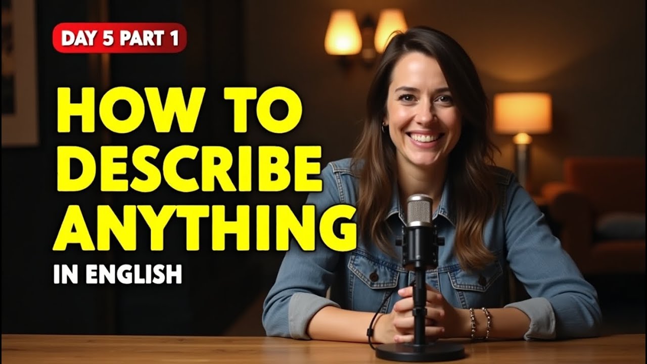 How to Describe Anything in English | Speak Clearly & Naturally