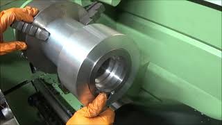 Tornitura e Assemblaggio Testa Porta Mandrino Con Cuscinetti SKF  Video Corso [ Make On A Lathe ]