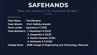 Smart Safety and Assistance System for Sanitation Workers | Real-Time Monitoring Solution